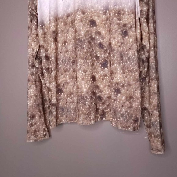 Loco Kaile Men's 2XL Lightweight Long Sleeve Fishing Shirt, Brown - Picture 4 of 9